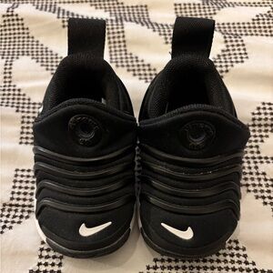 Nike Kids Black Sneakers with White Accents